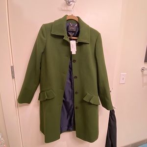 J Crew double cloth wool coat size 4